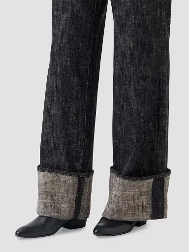 Akris punto Women's Cooper Washed Cuffed Jeans | Thumbnail 4 Akris punto Women's Cooper Washed Cuffed Jeans | Thumbnail 4