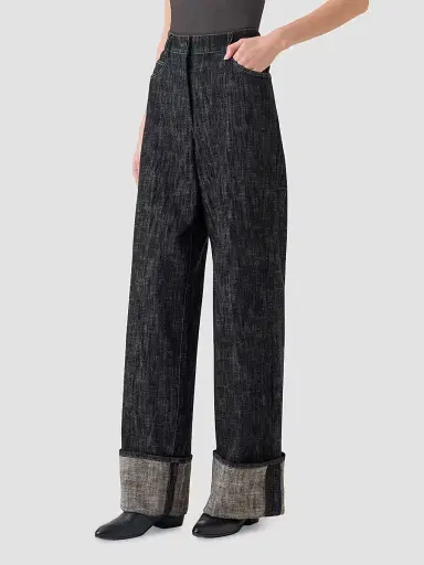 Akris punto Women's Cooper Washed Cuffed Jeans | Thumbnail 5 Akris punto Women's Cooper Washed Cuffed Jeans | Thumbnail 5