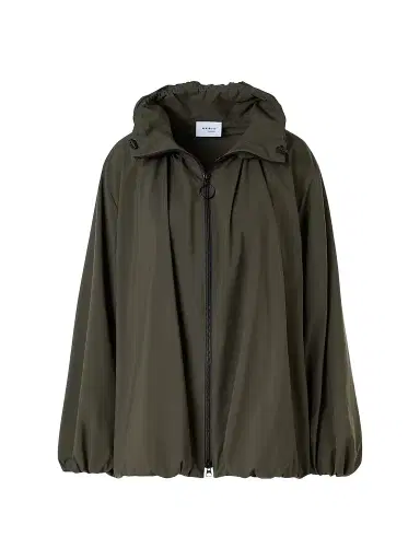 Akris punto Women's Short Parachute Taffeta Parka - Olive - Size 14 | Thumbnail 1 Akris punto Women's Short Parachute Taffeta Parka - Olive - Size 14 | Thumbnail 1