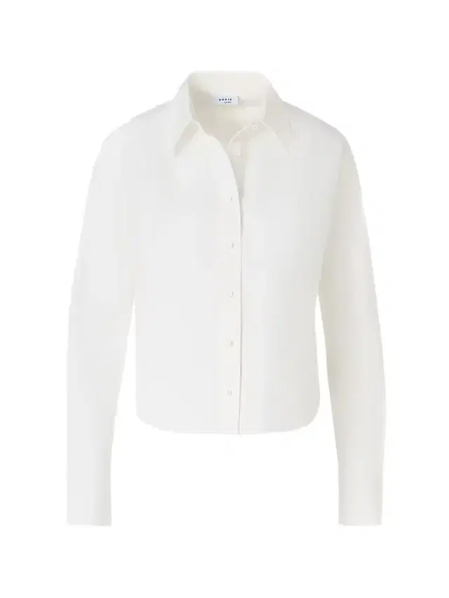 Akris punto Women's Cotton Poplin Crop Shirt - Cream