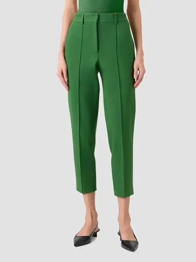 Akris punto Women's Ferry Tapered Pants - Green - Size 16 | Thumbnail 3