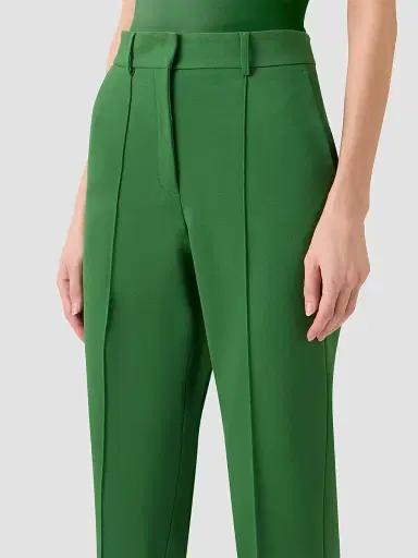 Akris punto Women's Ferry Tapered Pants - Green - Size 16 | Thumbnail 4