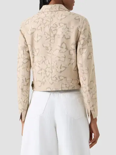 Akris punto Women's Floral Print Canvas Jacket | Thumbnail 3 Akris punto Women's Floral Print Canvas Jacket | Thumbnail 3