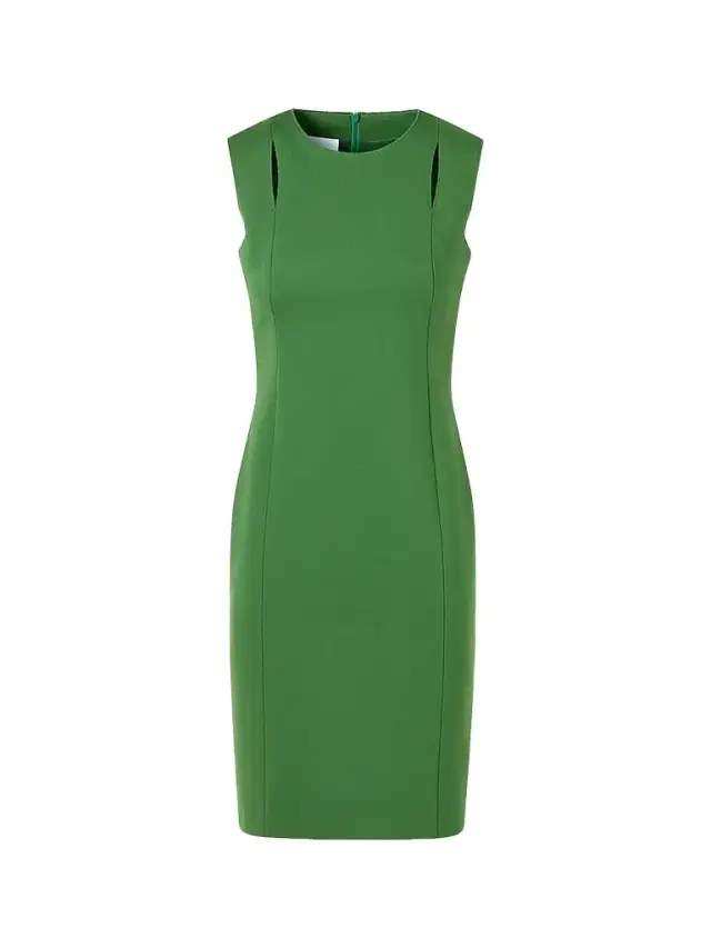 Akris punto Women's Cut-Out Pencil-Style Mini Dress - Green