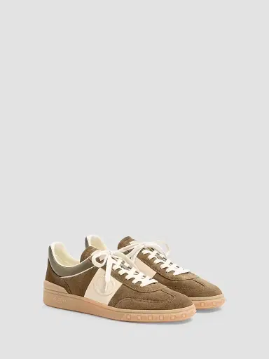 Valentino Garavani Men's Upvillage Low Top Sneakers in Split Leather | Thumbnail 2