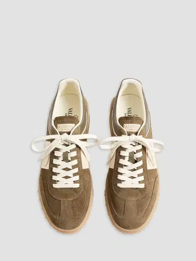 Valentino Garavani Men's Upvillage Low Top Sneakers in Split Leather | Thumbnail 4