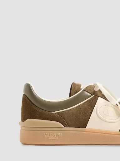 Valentino Garavani Men's Upvillage Low Top Sneakers in Split Leather | Thumbnail 6