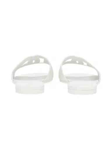 Dolce & Gabbana Women's Interlock Logo Rubber Slides | Thumbnail 3
