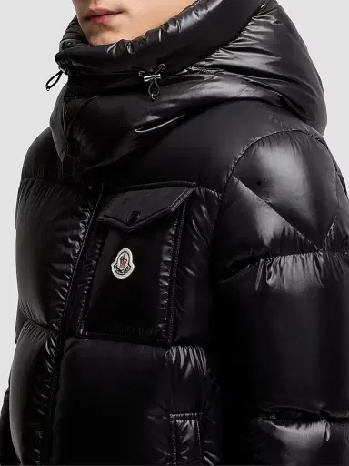 Moncler Men's Montbeliard Puffer Jacket - Black - Size XXXXL | Thumbnail 4