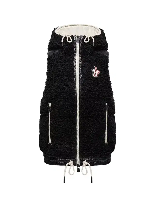 Moncler Grenoble Women's Down-Filled Vest in Teddy - Black