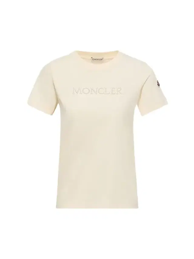Moncler Women's Crew Neck in Cotton - White