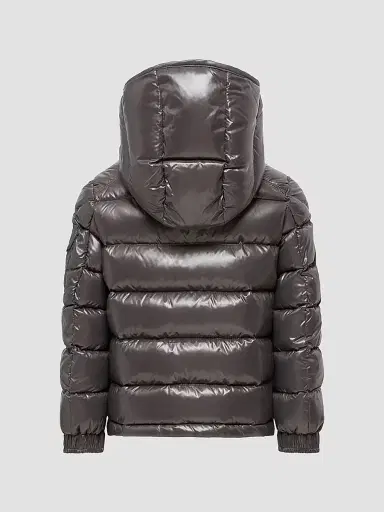 Moncler Little Boy's & Boy's New Maya Zip Up Jacket - Dark Gray | Thumbnail 2