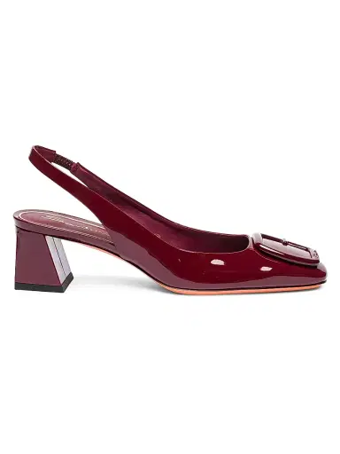 Santoni Women's 50MM Patent Leather Block-Heel Pumps - Red - Size 12 | Thumbnail 1 Santoni Women's 50MM Patent Leather Block-Heel Pumps - Red - Size 12 | Thumbnail 1