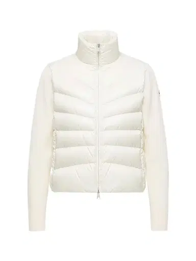 Moncler Women's Down-Filled Cardigan in Wool - White - Size XXL | Thumbnail 1