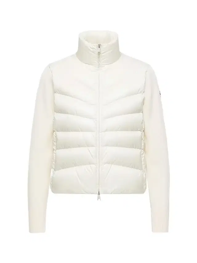 Moncler Women's Down-Filled Cardigan in Wool - White