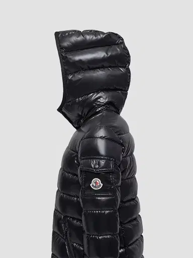 Moncler Little Girl's & Girl's Moka Puffer Jacket - Black - Size 14 | Thumbnail 3 Moncler Little Girl's & Girl's Moka Puffer Jacket - Black - Size 14 | Thumbnail 3