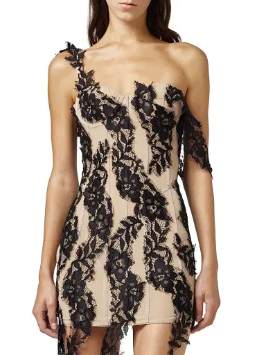 GIUSEPPE DI MORABITO Women's Act II: The Fall of Icarus Lace Mini Dress | Thumbnail 4 GIUSEPPE DI MORABITO Women's Act II: The Fall of Icarus Lace Mini Dress | Thumbnail 4