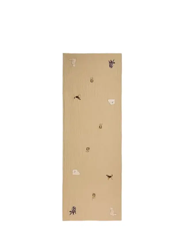 Janavi Women's Bark & Bound Cashmere Scarf - Brown Rice