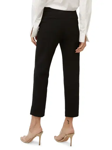 Veronica Beard Women's Renzo Straight-Leg Ankle-Crop Pants - Black Gold - Size 24 | Thumbnail 5 Veronica Beard Women's Renzo Straight-Leg Ankle-Crop Pants - Black Gold - Size 24 | Thumbnail 5