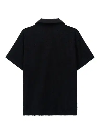 RTA Men's Chaparral Nathan Cotton Oversized Camp Shirt - Black - Size XXL | Thumbnail 2 RTA Men's Chaparral Nathan Cotton Oversized Camp Shirt - Black - Size XXL | Thumbnail 2
