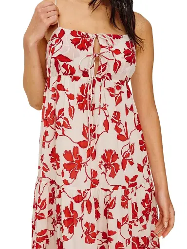 RAILS Women's Mica Jasmine Floral Cotton Maxi Dress - Red Jasmine - Size XL | Thumbnail 5