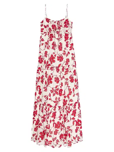 RAILS Women's Mica Jasmine Floral Cotton Maxi Dress - Red Jasmine - Size XL | Thumbnail 1
