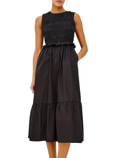 RAILS Women's Rialto Smocked Midi-Dress | Thumbnail 3