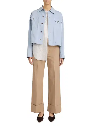 Frame Women's The Slim Palazzo Trousers | Thumbnail 2