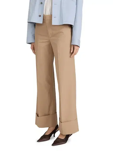 Frame Women's The Slim Palazzo Trousers | Thumbnail 3