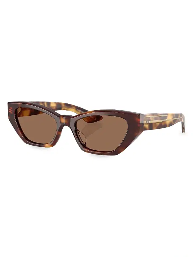 Oliver Peoples Women's x Khaite 53MM Cat-Eye Sunglasses - Brown