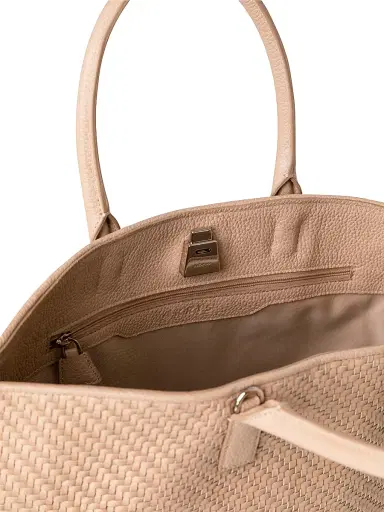 Akris Women's Small Ai Braided Leather Top Handle Bag - Cordage | Thumbnail 3