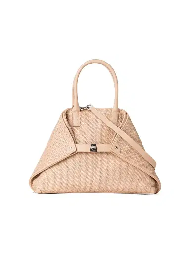 Akris Women's Small Ai Braided Leather Top Handle Bag - Cordage | Thumbnail 1