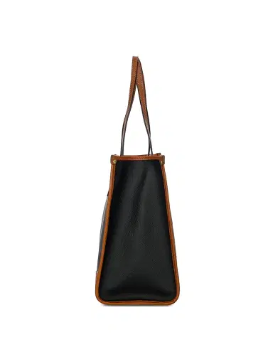 Bric's Men's Firenze Leather-Trim Tote Bag - Black | Thumbnail 4 Bric's Men's Firenze Leather-Trim Tote Bag - Black | Thumbnail 4