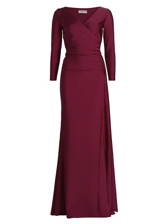 Chiara Boni La Petite Robe Women's Koly Stretch-Jersey Gown - Garnet