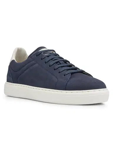 Brunello Cucinelli Men's Suede Low-Top Sneakers | Thumbnail 3