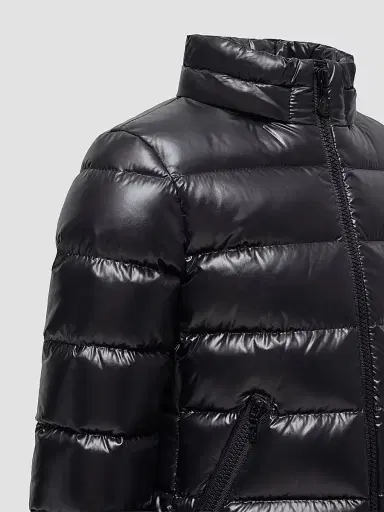 Moncler Little Girl's & Girl's Bady Puffer Jacket - Black | Thumbnail 4