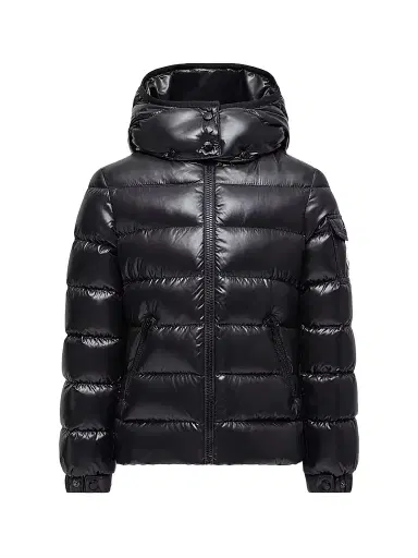 Moncler Little Girl's & Girl's Bady Puffer Jacket - Black | Thumbnail 1