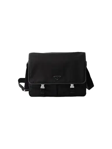 Prada Men's Re-Nylon and Saffiano Leather Shoulder Bag | Thumbnail 1 Prada Men's Re-Nylon and Saffiano Leather Shoulder Bag | Thumbnail 1