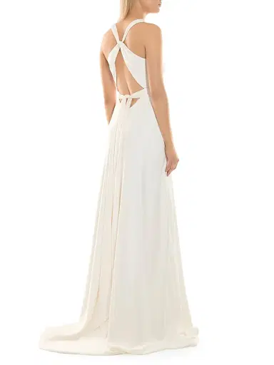 Zhivago Women's Halterneck A-Line Gown - Ivory - Size 10 | Thumbnail 4 Zhivago Women's Halterneck A-Line Gown - Ivory - Size 10 | Thumbnail 4