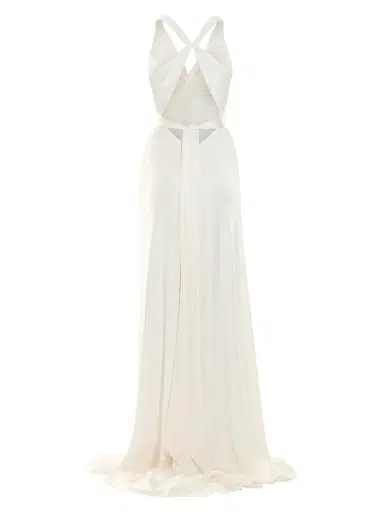 Zhivago Women's Halterneck A-Line Gown - Ivory - Size 10 | Thumbnail 5 Zhivago Women's Halterneck A-Line Gown - Ivory - Size 10 | Thumbnail 5