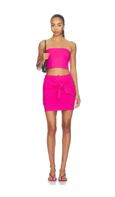 susana monaco Tied Front Mini Skirt | Thumbnail 5 susana monaco Tied Front Mini Skirt | Thumbnail 5
