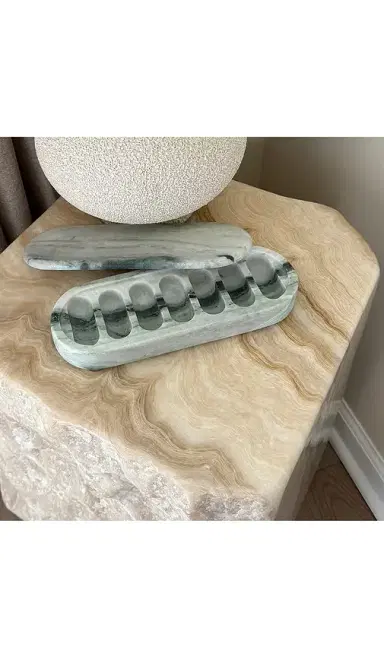 Lauren Elizabeth X Revolve Green Jade Marble Pill Box | Thumbnail 4 Lauren Elizabeth X Revolve Green Jade Marble Pill Box | Thumbnail 4
