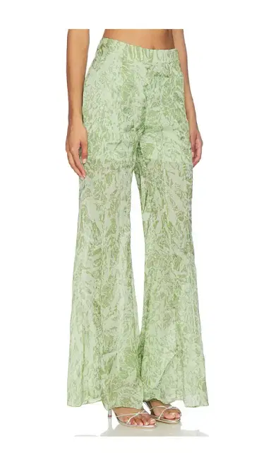 LA FUORI Mistleaf Ruffle Printed Pant | Thumbnail 2