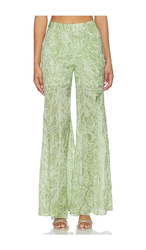 LA FUORI Mistleaf Ruffle Printed Pant