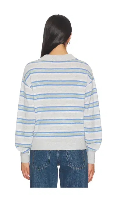 Guest In Residence Collegiate Stripe Polo | Thumbnail 3