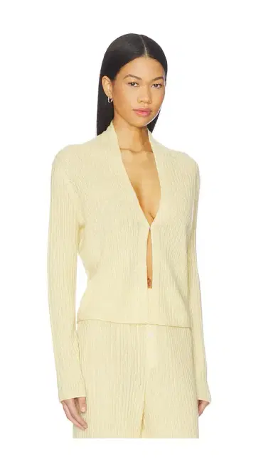 Guest In Residence Rib Stealth Cardigan | Thumbnail 2