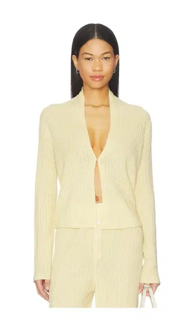 Guest In Residence Rib Stealth Cardigan | Thumbnail 1