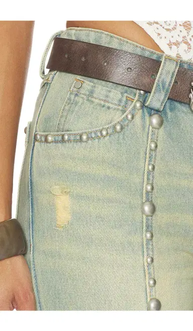 Markgong Studded Flared Jeans | Thumbnail 6 Markgong Studded Flared Jeans | Thumbnail 6