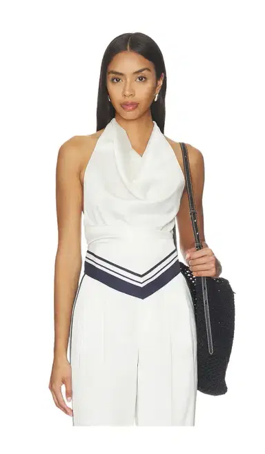 SEROYA Nicola Satin Top | Thumbnail 1