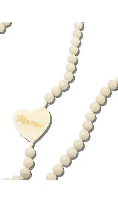 Solar Eclipse Hand-Painted Mama Heart Crossbody Phone Chain | Thumbnail 2